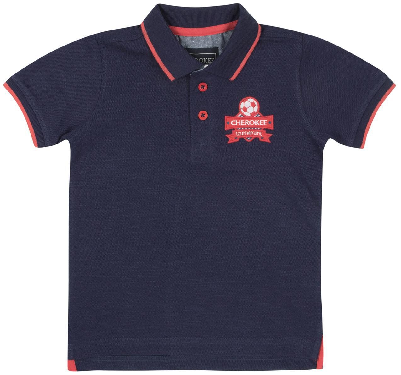 

CHEROKEE Cotton Solid T shirt for Baby Boy - Blue