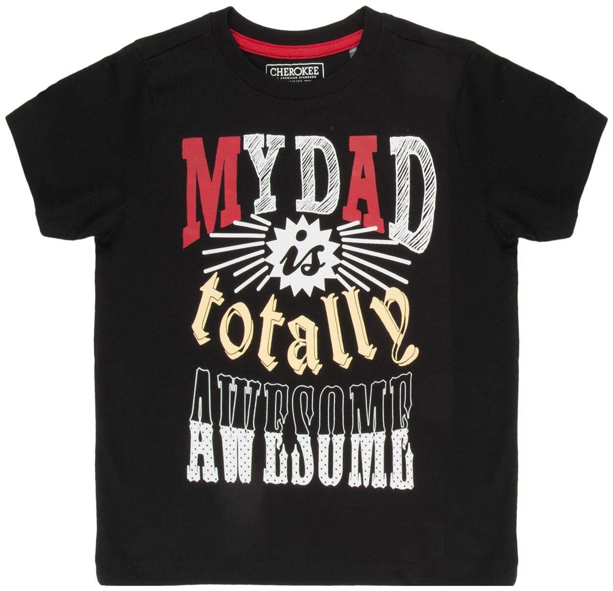 

CHEROKEE Cotton Printed T shirt for Baby Boy - Black