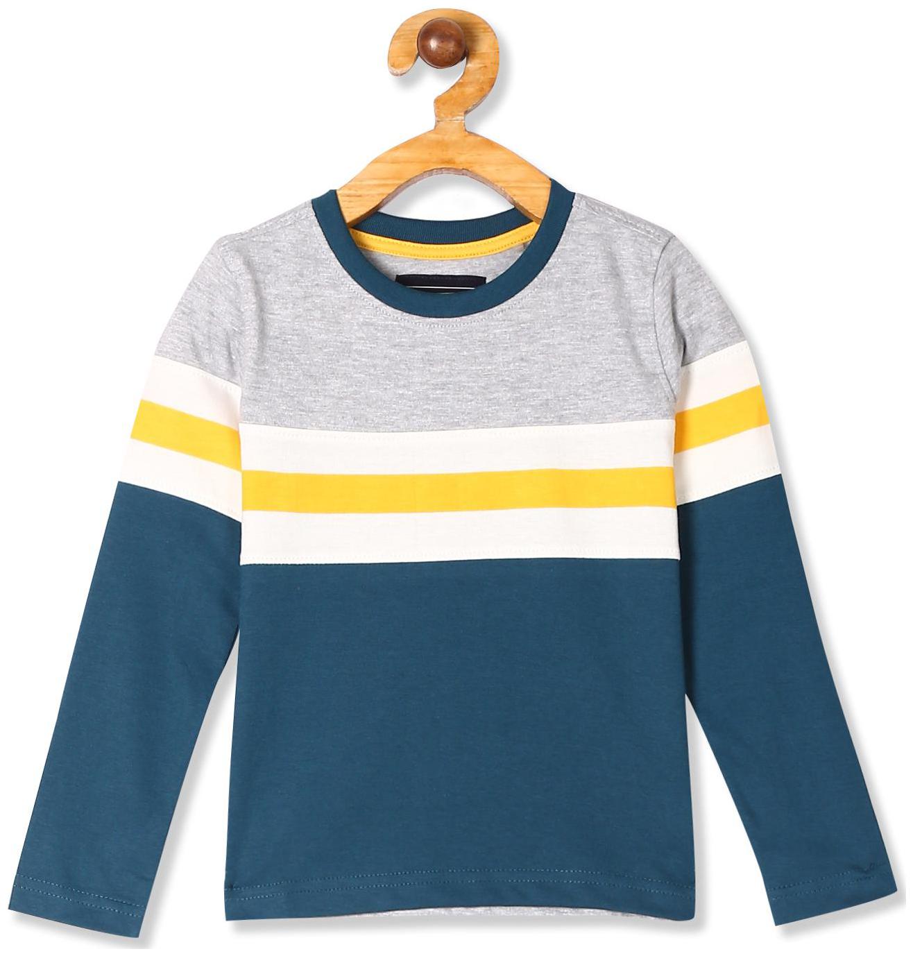

CHEROKEE Cotton Striped T shirt for Baby Boy - Multi