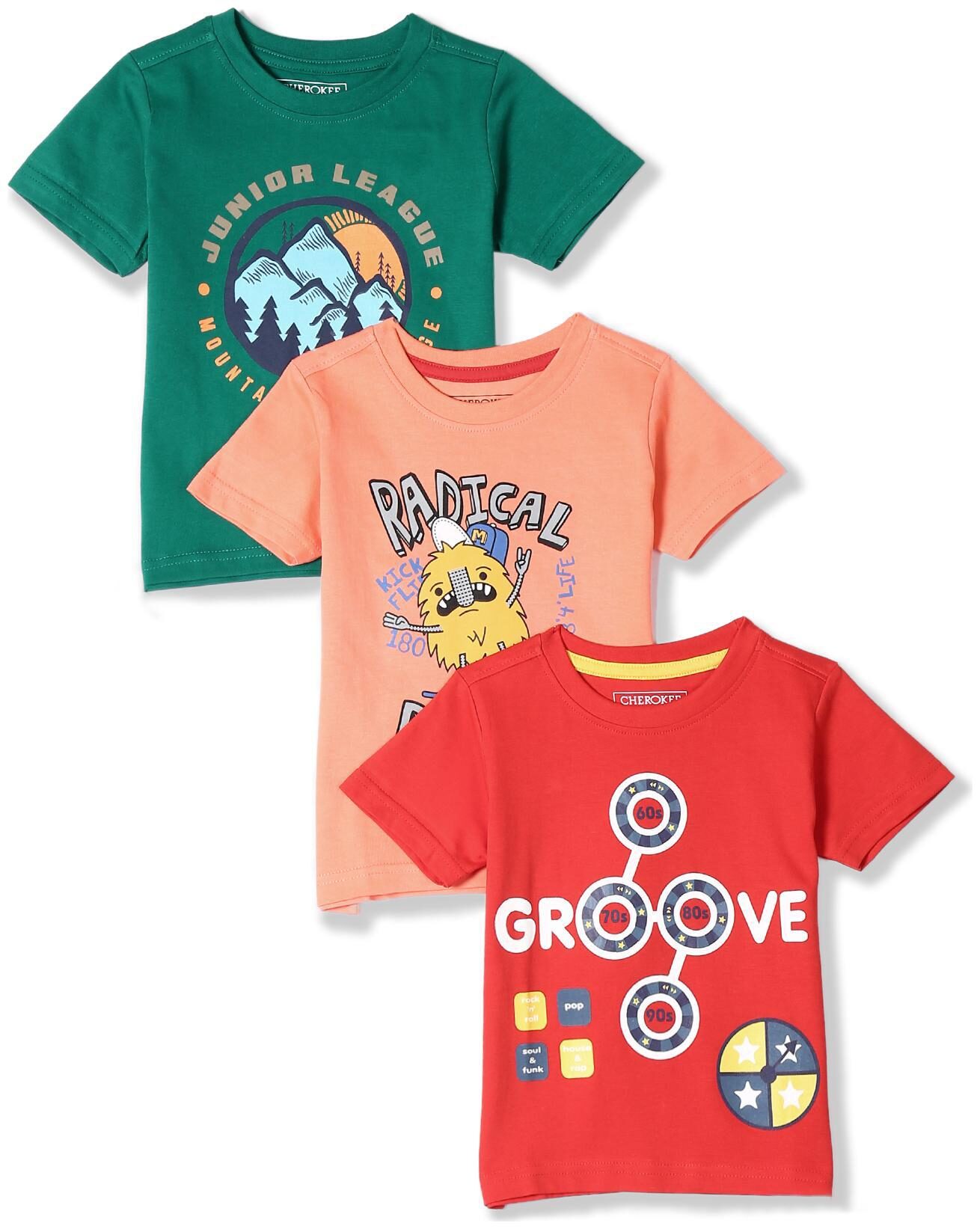 

CHEROKEE Cotton Printed T shirt for Baby Boy - Multi