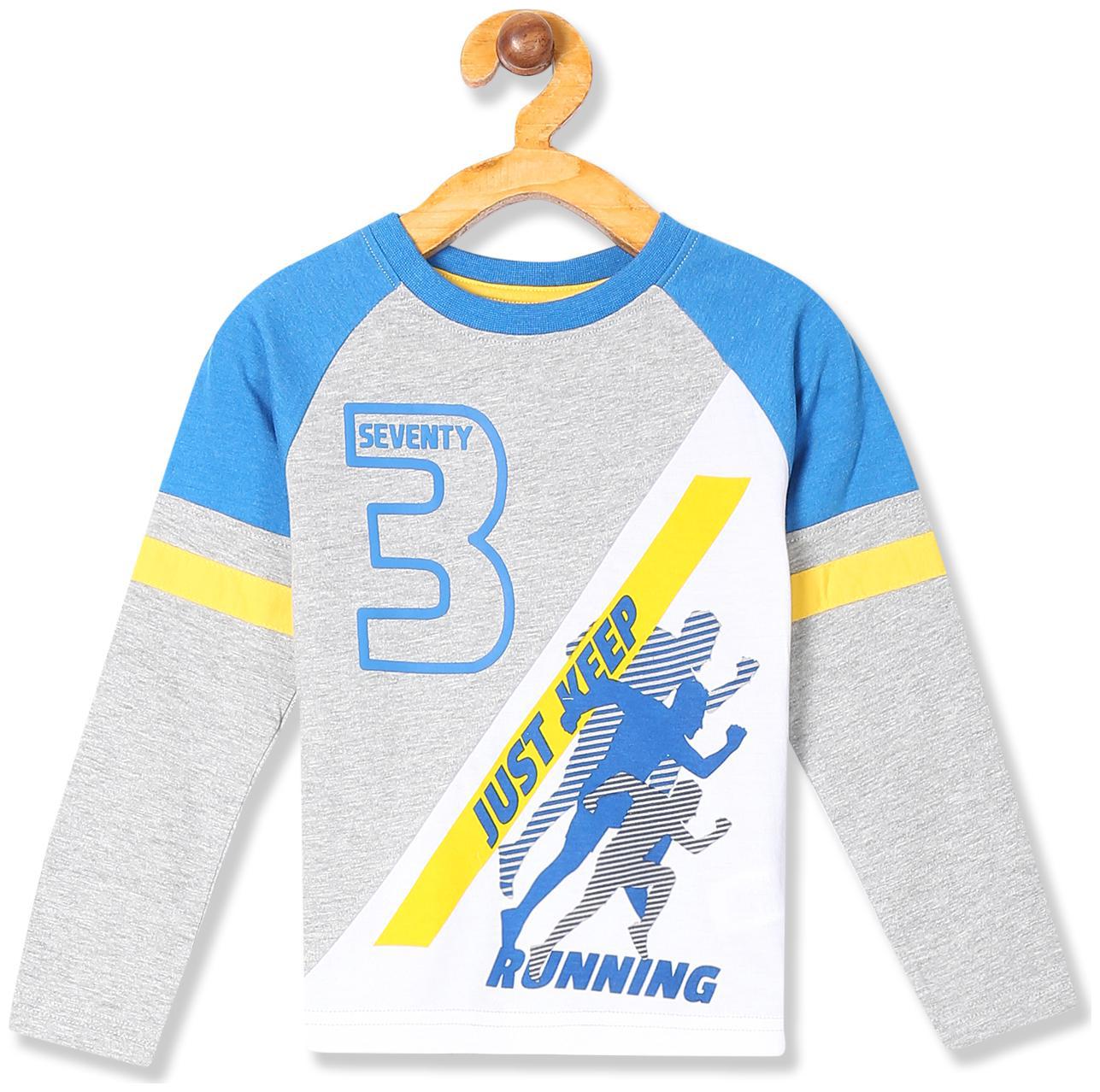 

CHEROKEE Cotton Printed T shirt for Baby Boy - Blue