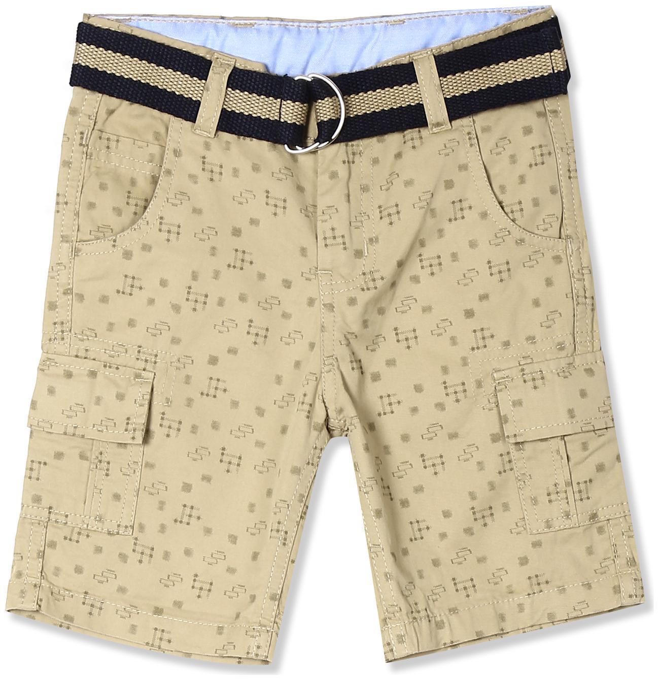 

CHEROKEE Cotton Boys Printed Shorts With Belt