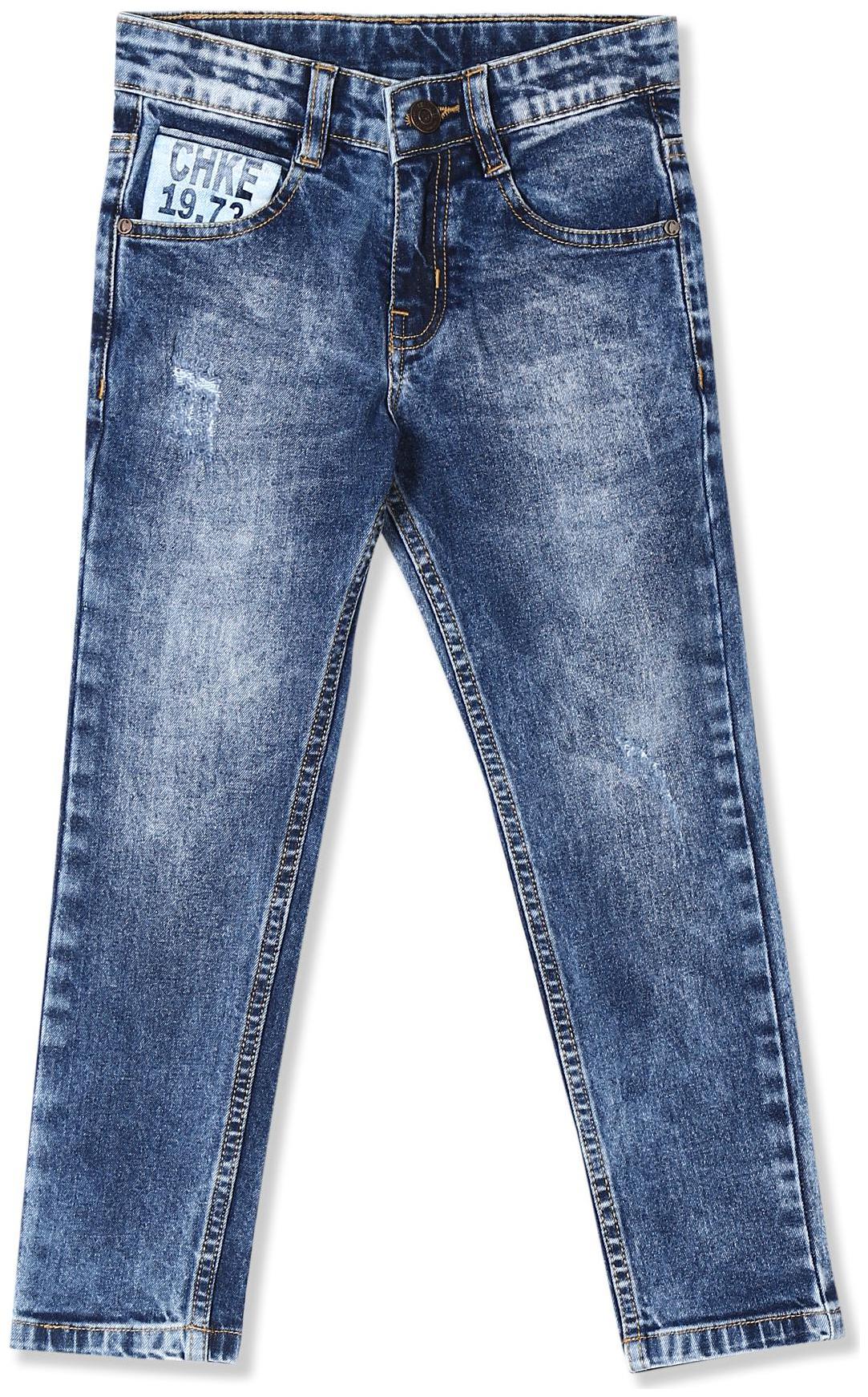 

CHEROKEE Cotton Boys Distressed Slim Fit Jeans