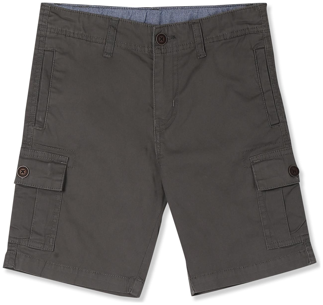 

CHEROKEE Cotton Grey Boys Woven Cargo Shorts