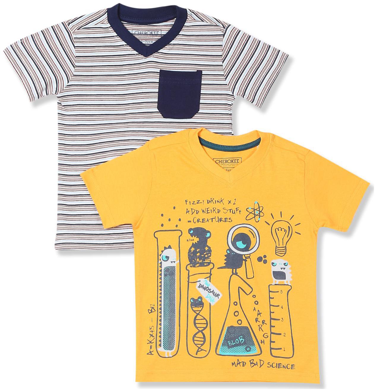 

CHEROKEE Cotton Striped T shirt for Baby Boy - Multi