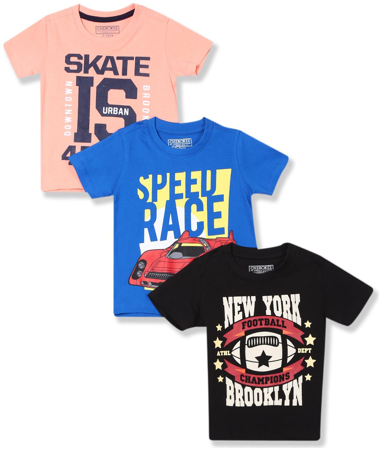 

CHEROKEE Cotton Printed T shirt for Baby Boy - Multi