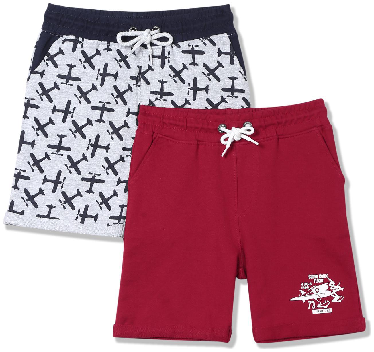 

CHEROKEE Cotton Boys Knit Shorts - Pack Of 2