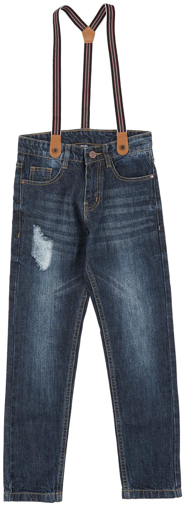 

CHEROKEE Cotton Boys Slim Fit Jeans With Suspenders