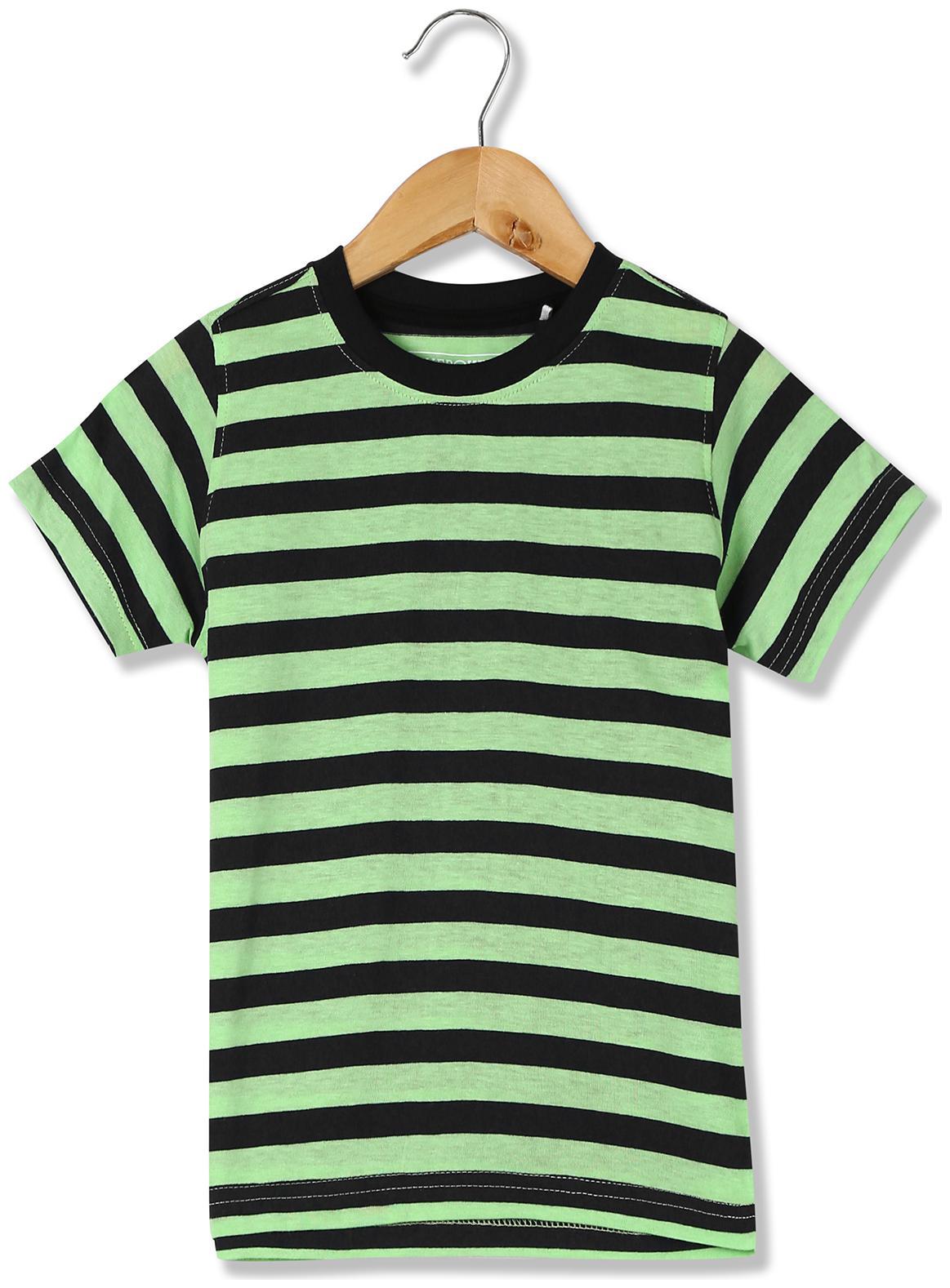 

CHEROKEE Cotton Striped T shirt for Baby Boy - Green