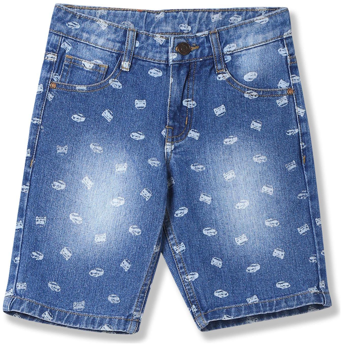 

CHEROKEE Cotton Boys Printed Denim Shorts