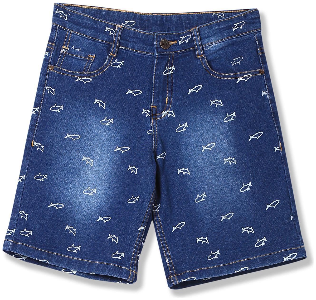 

CHEROKEE Cotton Boys Printed Denim Shorts