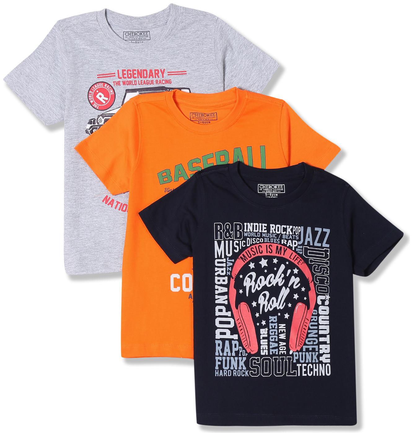 

CHEROKEE Cotton Printed T shirt for Baby Boy - Multi