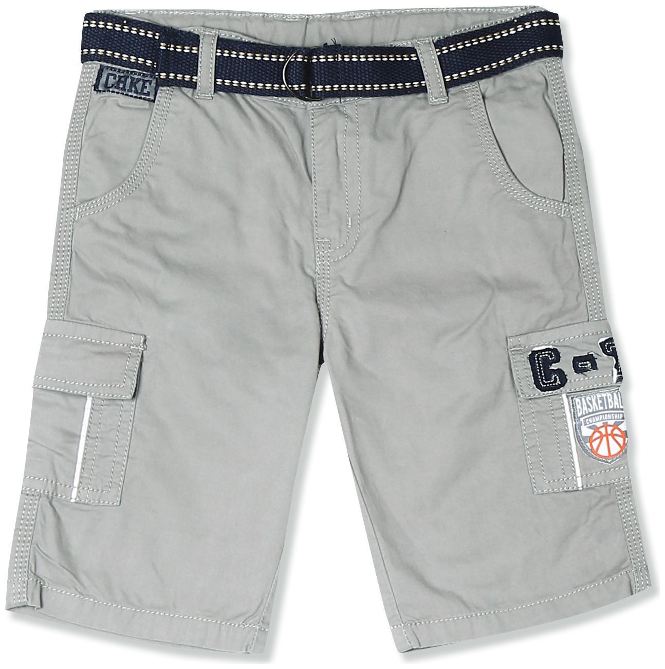 

CHEROKEE Cotton Grey Boys Belted Cargo Shorts