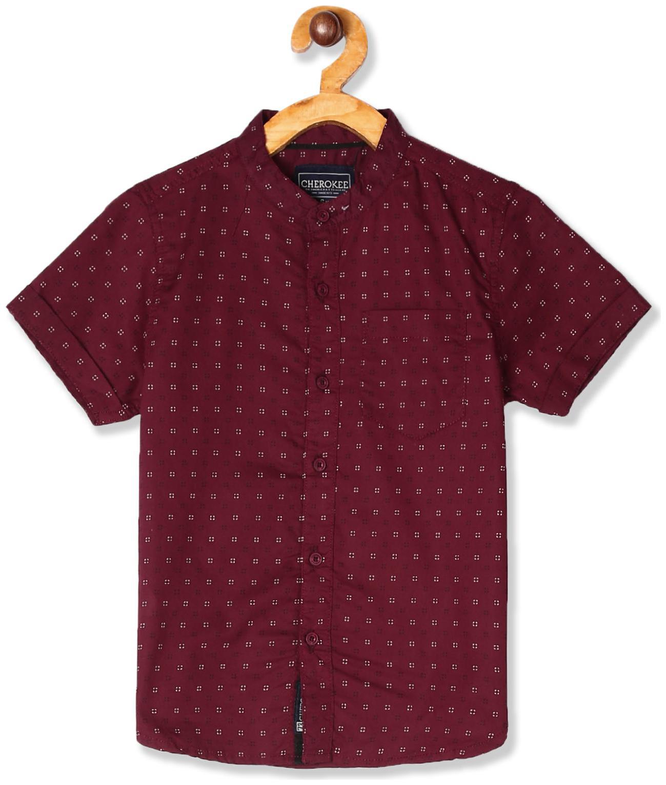 

CHEROKEE Cotton Printed Shirt for Baby Boy - Red