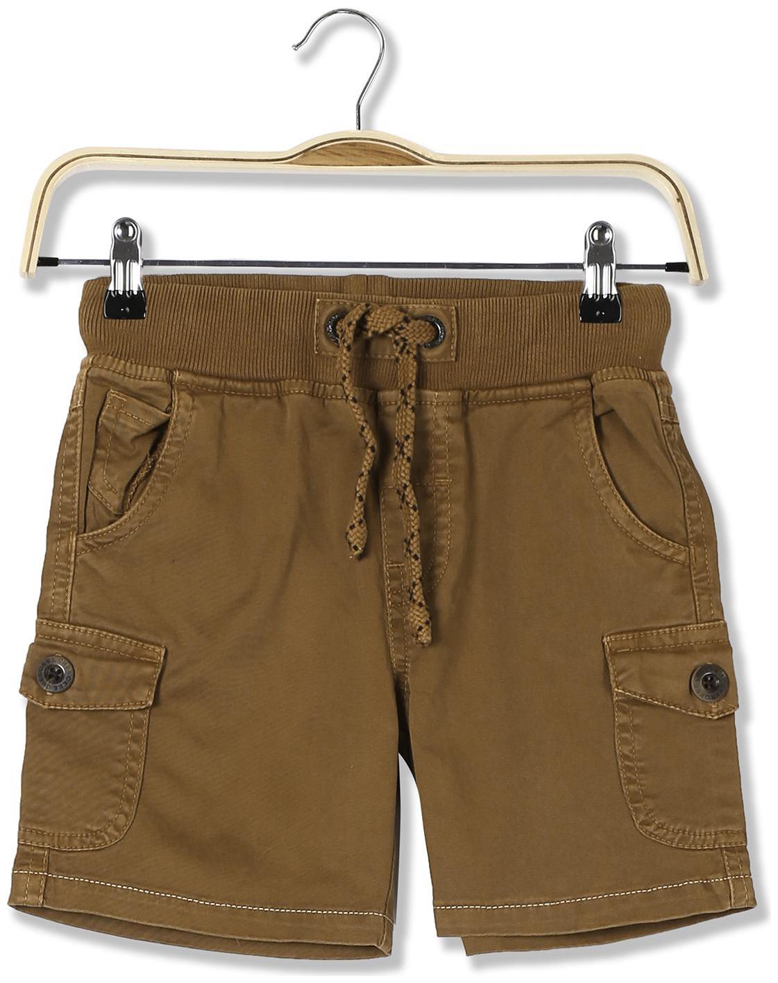 

CHEROKEE Cotton Boys Ribbed Waist Twill Shorts