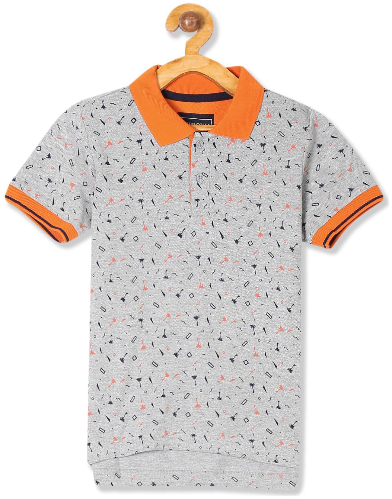 

CHEROKEE Cotton Printed T shirt for Baby Boy - Grey