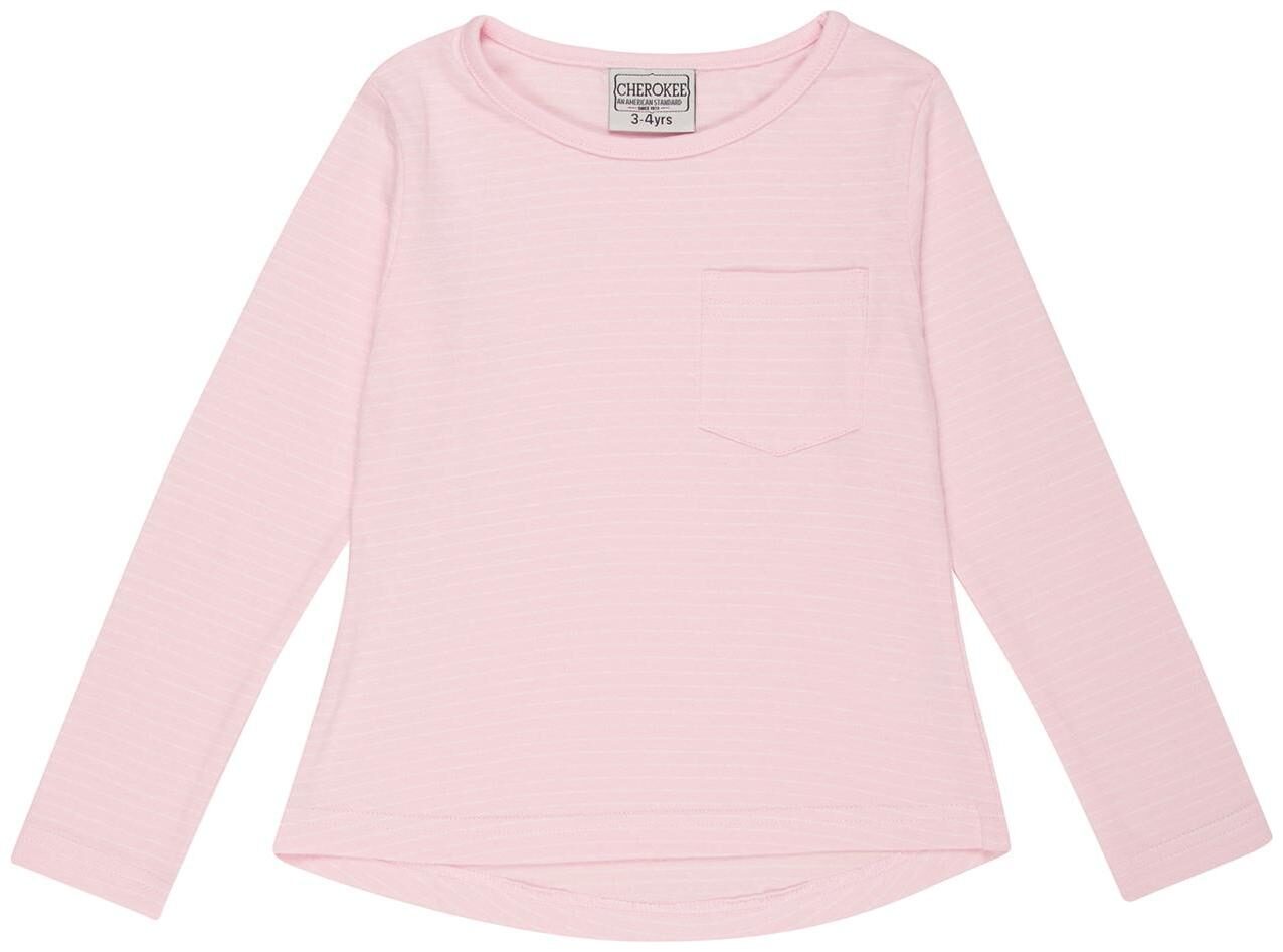 

CHEROKEE Cotton Striped T shirt for Baby Girl - Pink