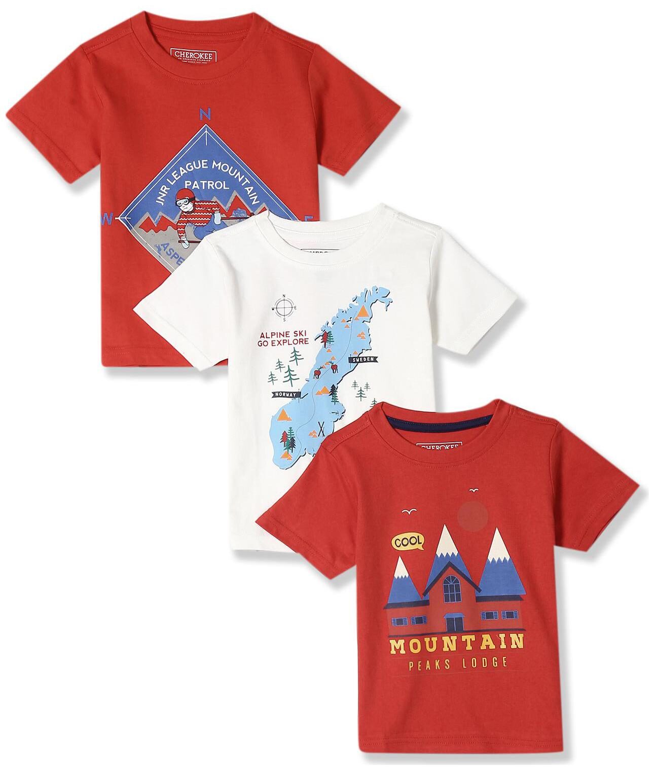 

CHEROKEE Cotton Printed T shirt for Baby Boy - Multi