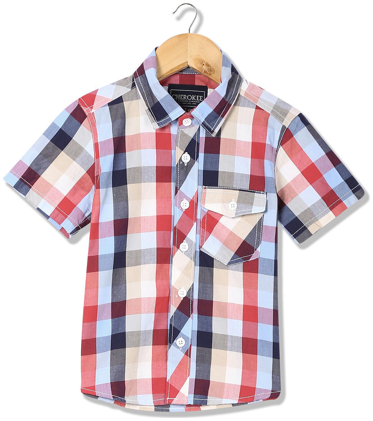 

CHEROKEE Cotton Checked Shirt for Baby Boy - Multi