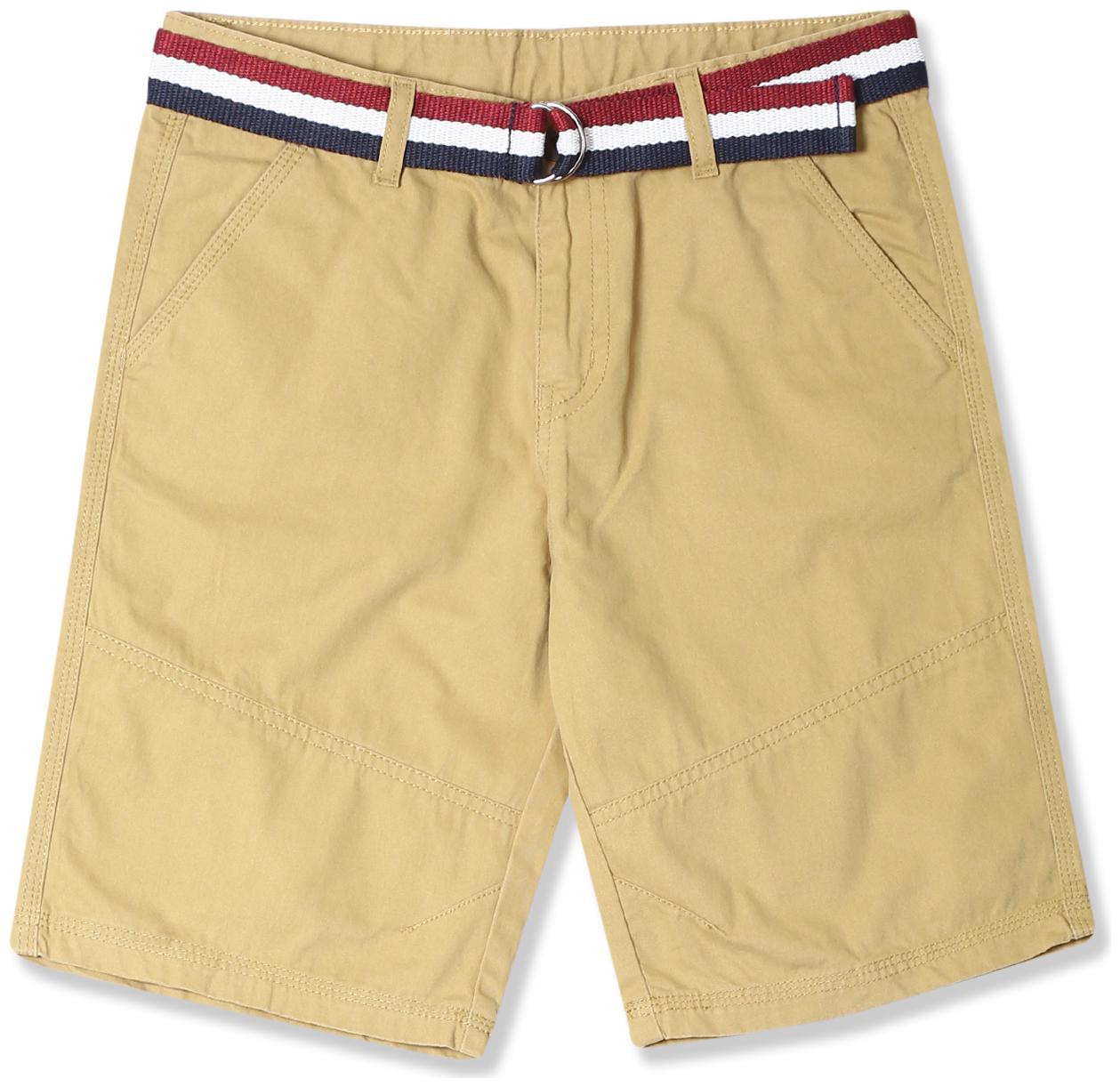 

CHEROKEE Cotton Boys Belted Cotton Shorts