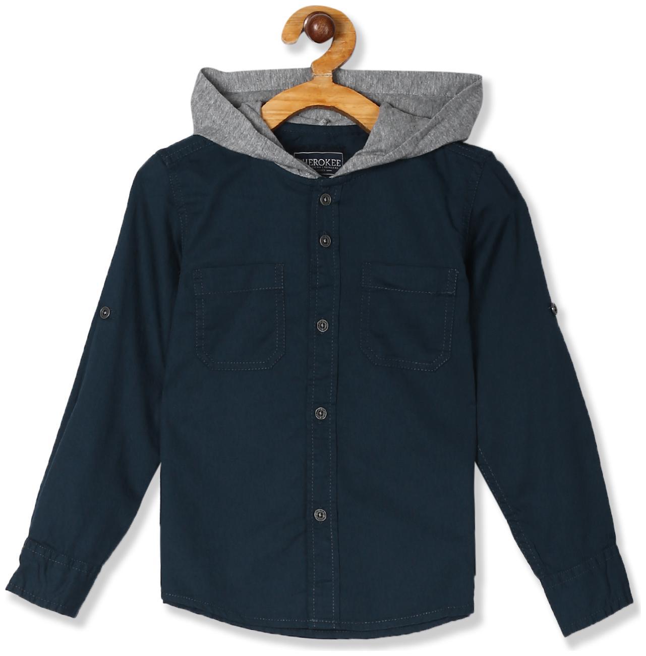 

CHEROKEE Cotton Printed Shirt for Baby Boy - Blue