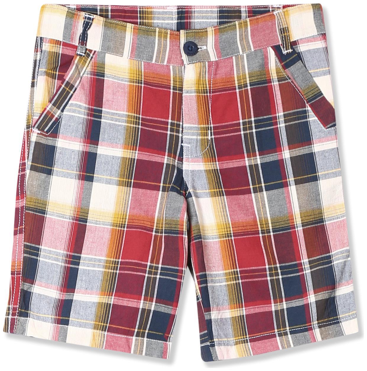 

CHEROKEE Cotton Boys Cotton Check Shorts