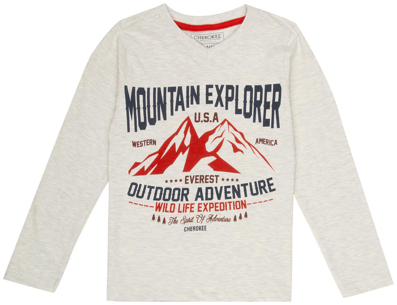

CHEROKEE Cotton Printed T shirt for Baby Boy - Grey