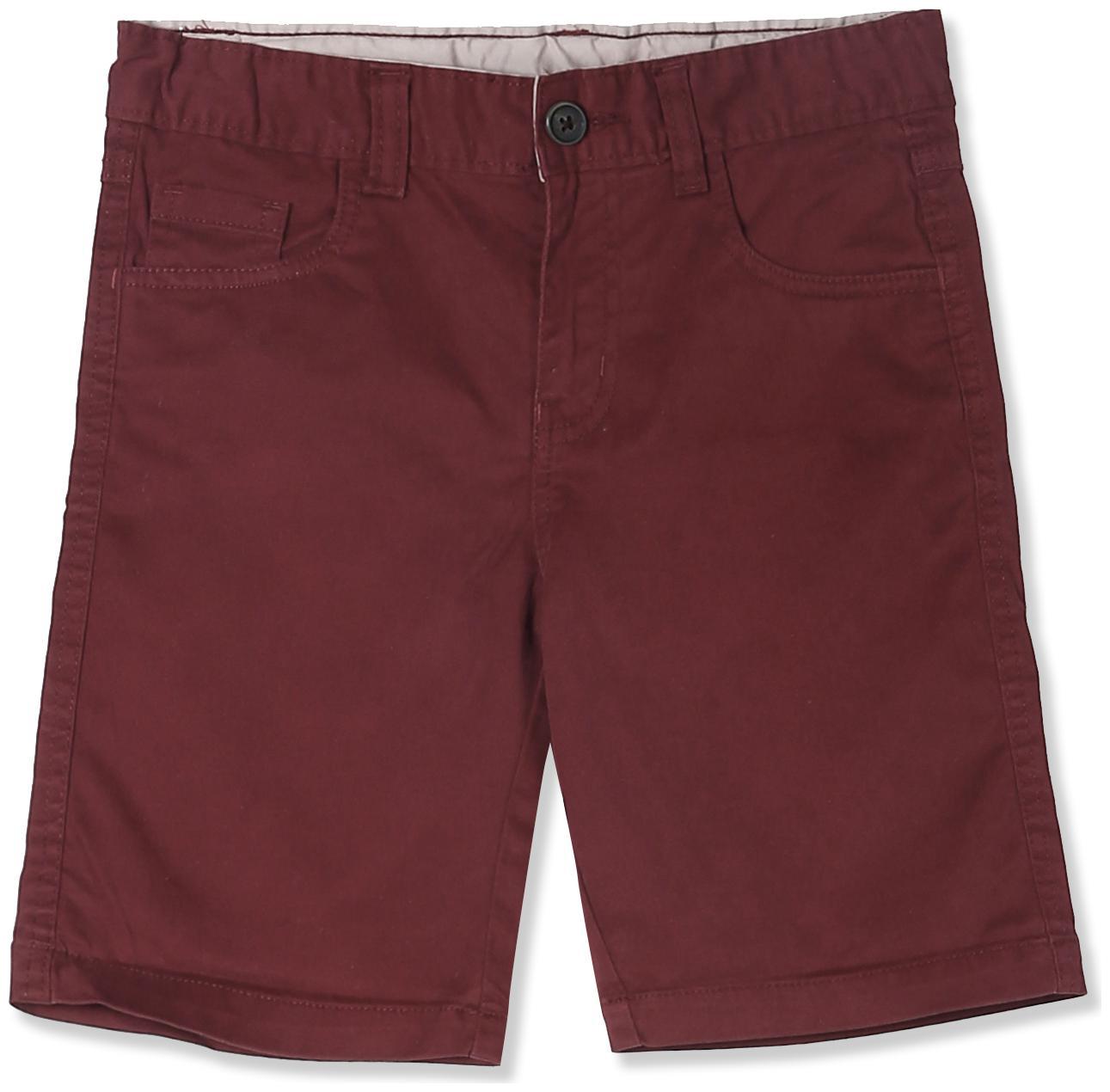 

CHEROKEE Cotton Red Boys Solid Woven Shorts