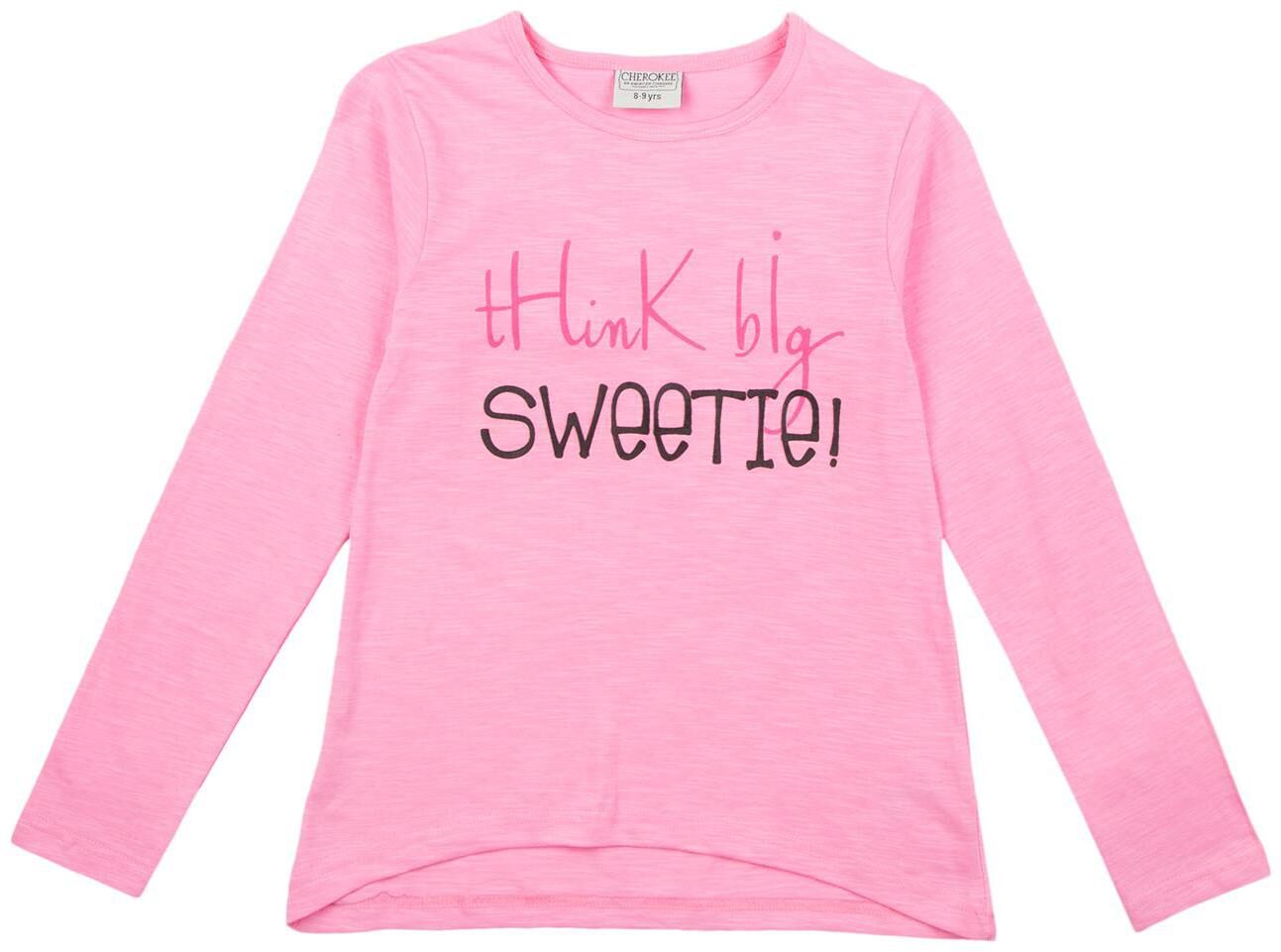 

CHEROKEE Girl Cotton Printed Top - Pink