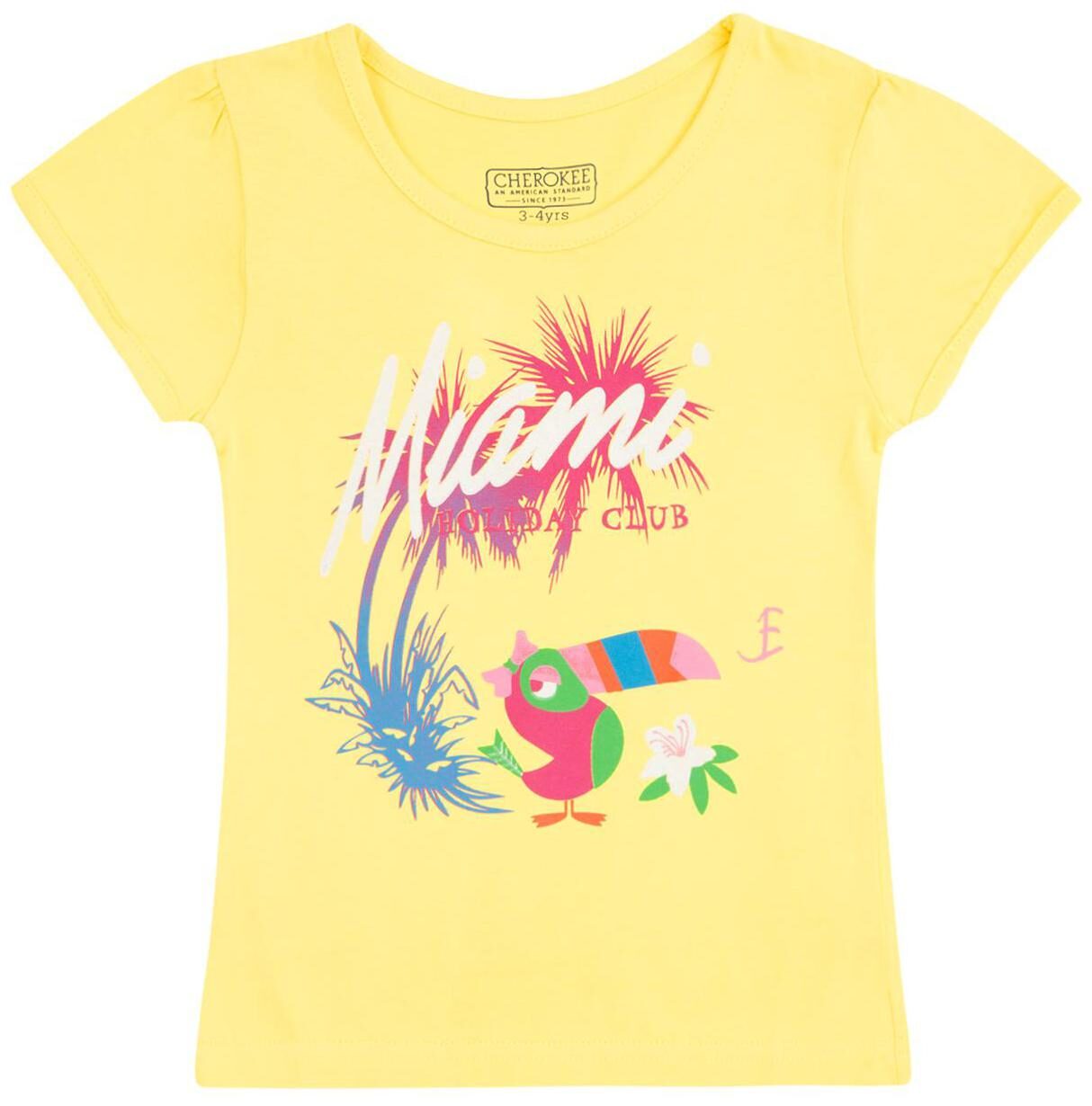 

CHEROKEE Girl Cotton Printed T shirt - Yellow