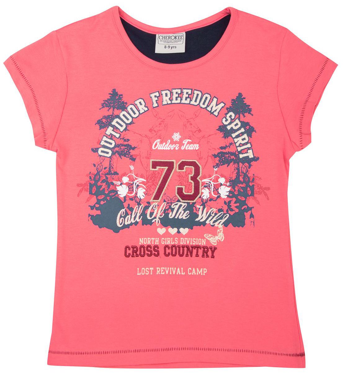 

CHEROKEE Girl Cotton Printed Shirt - Pink