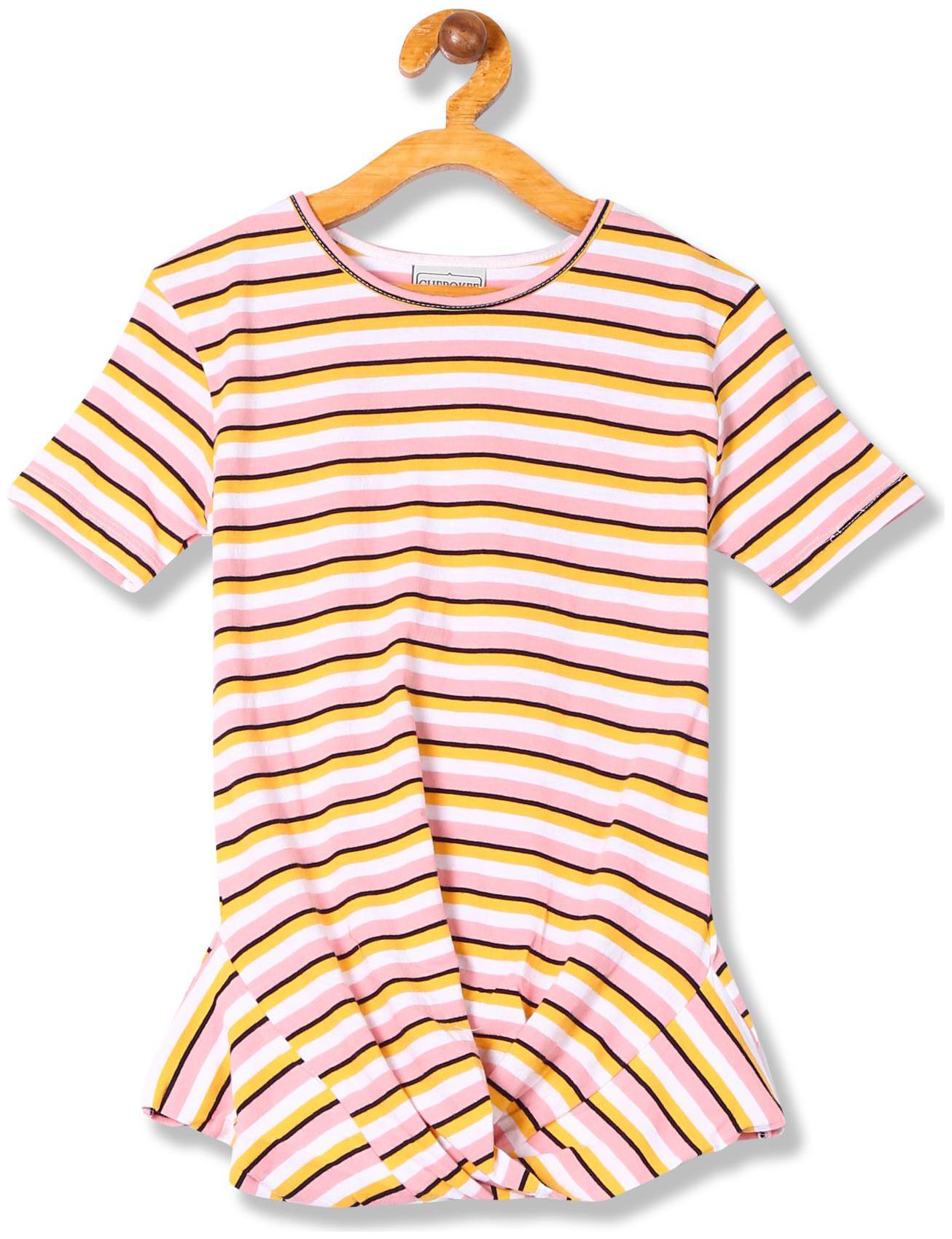 

CHEROKEE Girl Cotton Striped T shirt - Multi