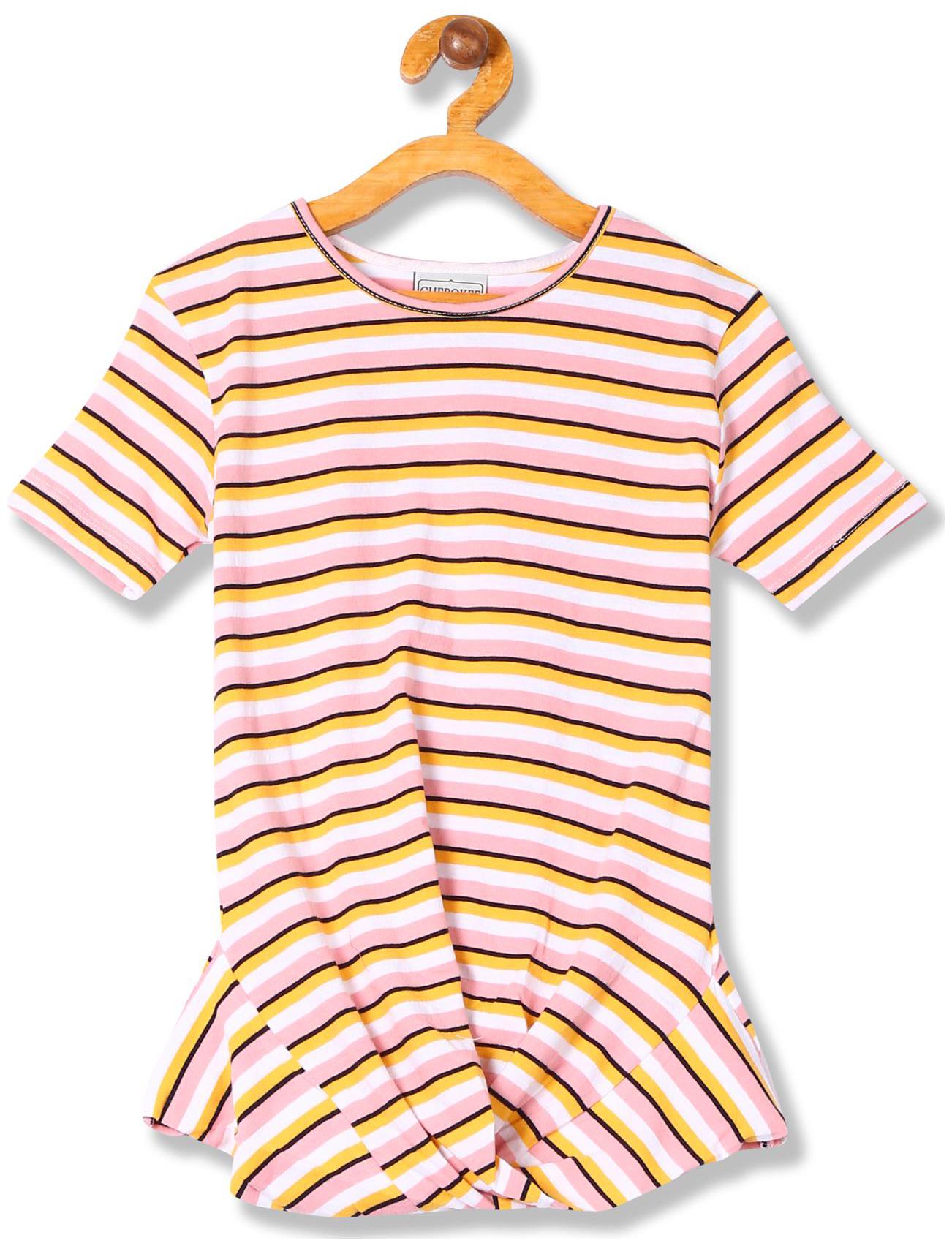 

CHEROKEE Girl Cotton Striped T shirt - Multi