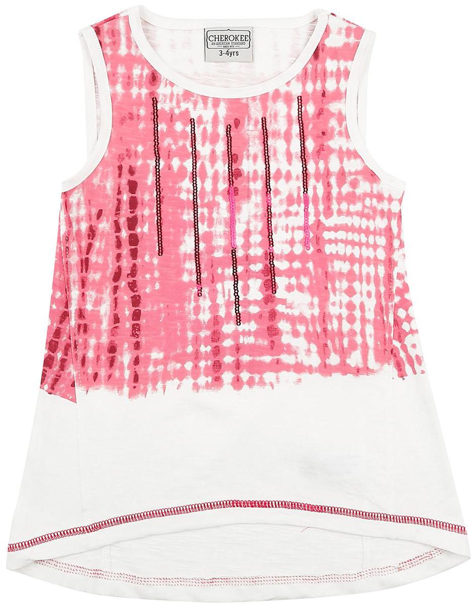 

CHEROKEE Girl Cotton Solid Top - White