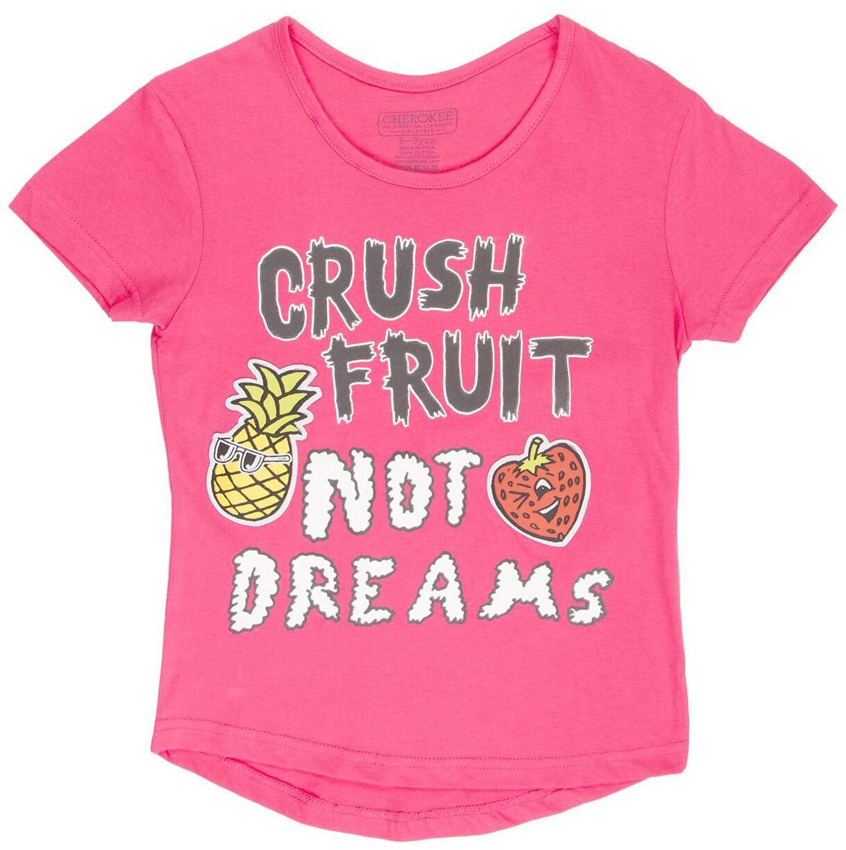 

CHEROKEE Girl Cotton Printed T shirt - Pink
