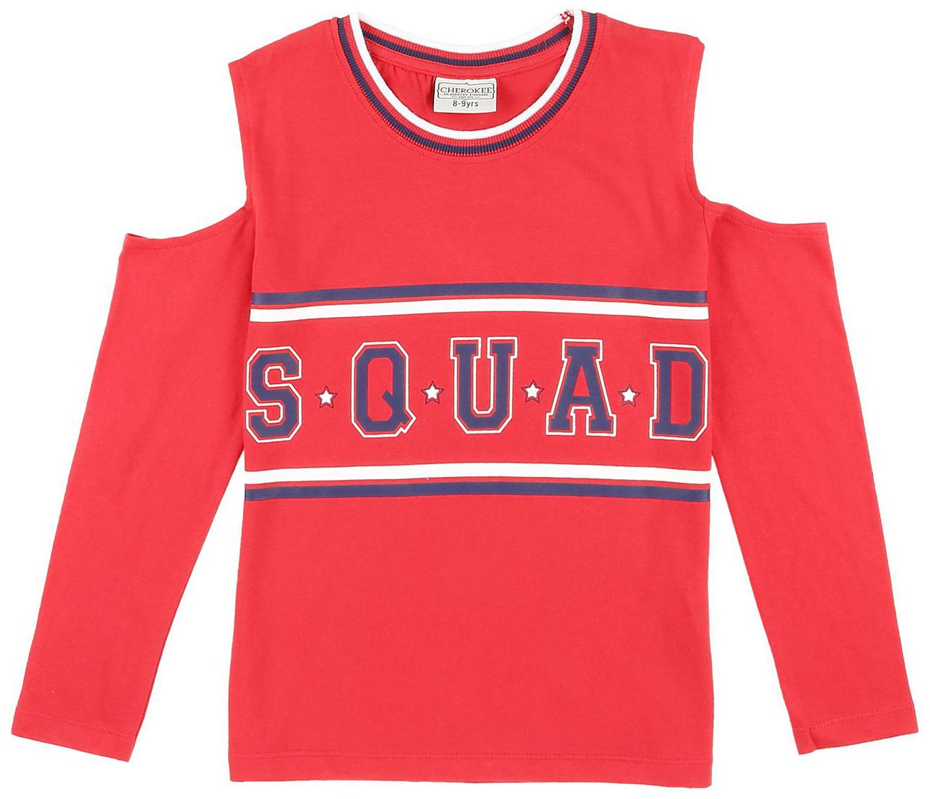 

CHEROKEE Girl Cotton Printed Top - Red
