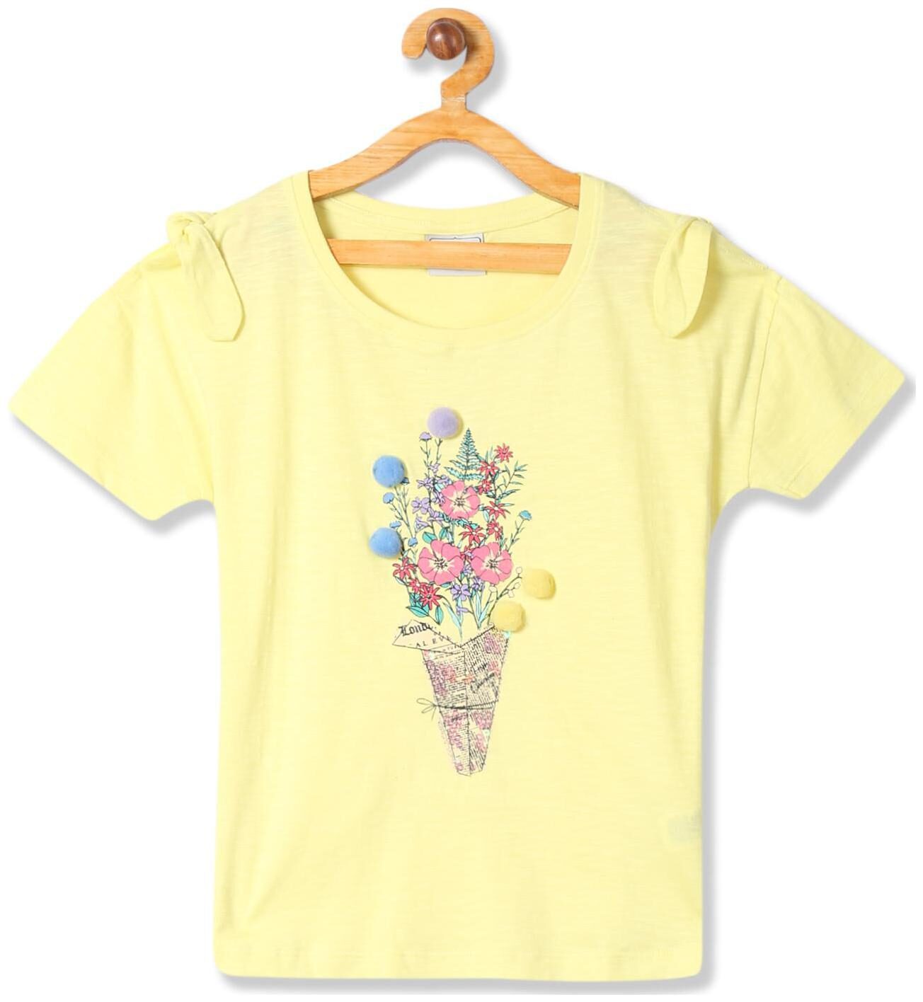 

CHEROKEE Girl Cotton Printed Top - Yellow