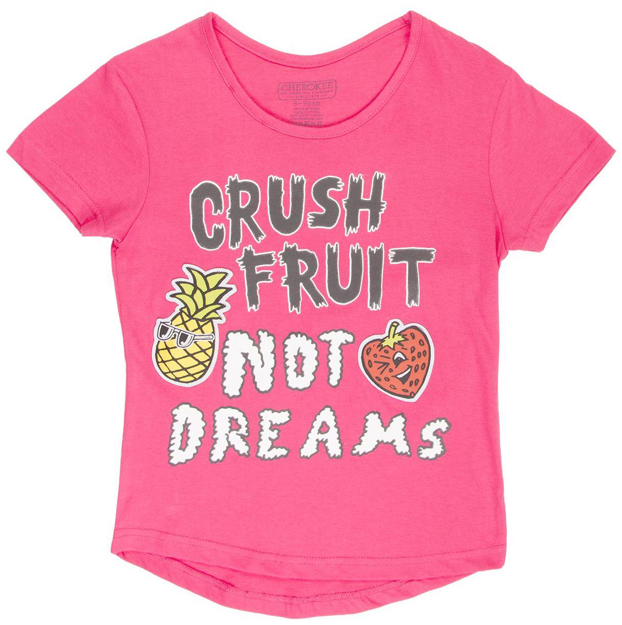 

CHEROKEE Girl Cotton Printed T shirt - Pink