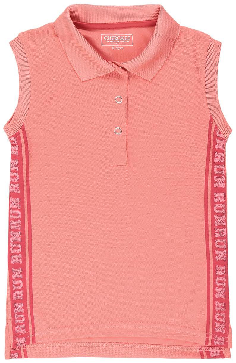 

CHEROKEE Girl Polyester Solid T shirt - Pink