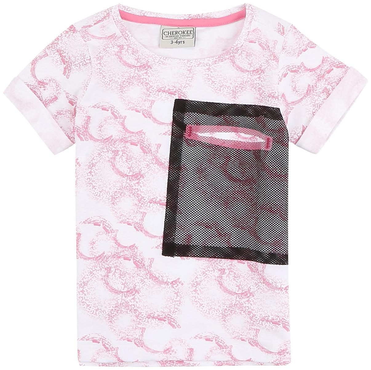 

CHEROKEE Girl Cotton Printed T shirt - White
