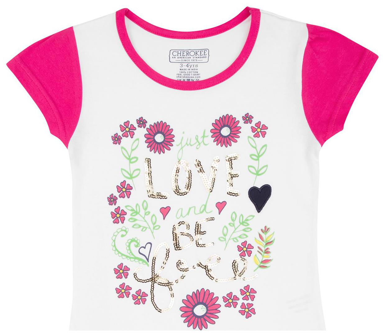 

CHEROKEE Girl Cotton Embellished Shirt - White