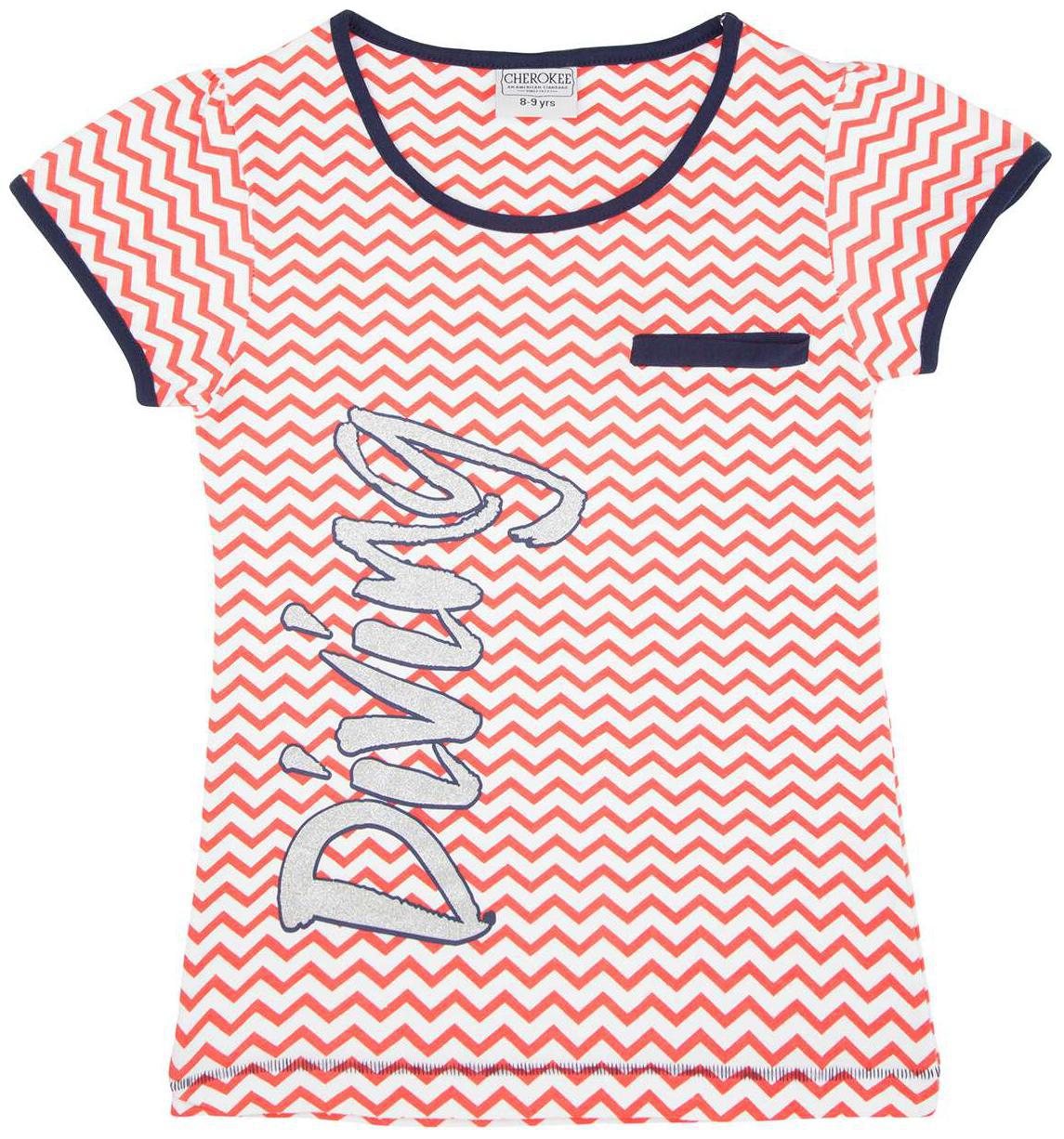 

CHEROKEE Girl Cotton Printed Top - Red