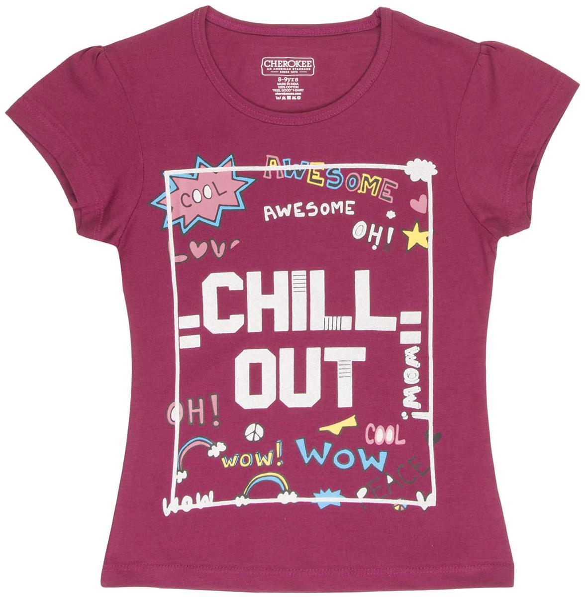 

CHEROKEE Girl Cotton Printed Shirt - Purple