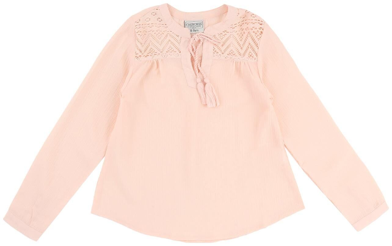 

CHEROKEE Girl Polyester Solid Top - Pink