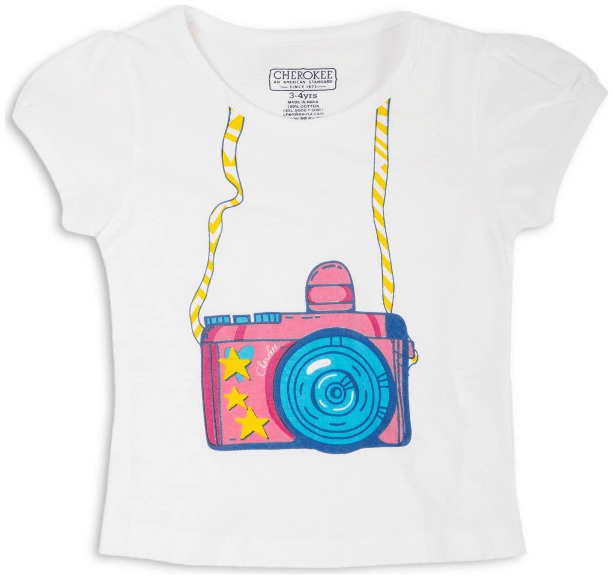 

CHEROKEE Girl Cotton Printed T shirt - Multi