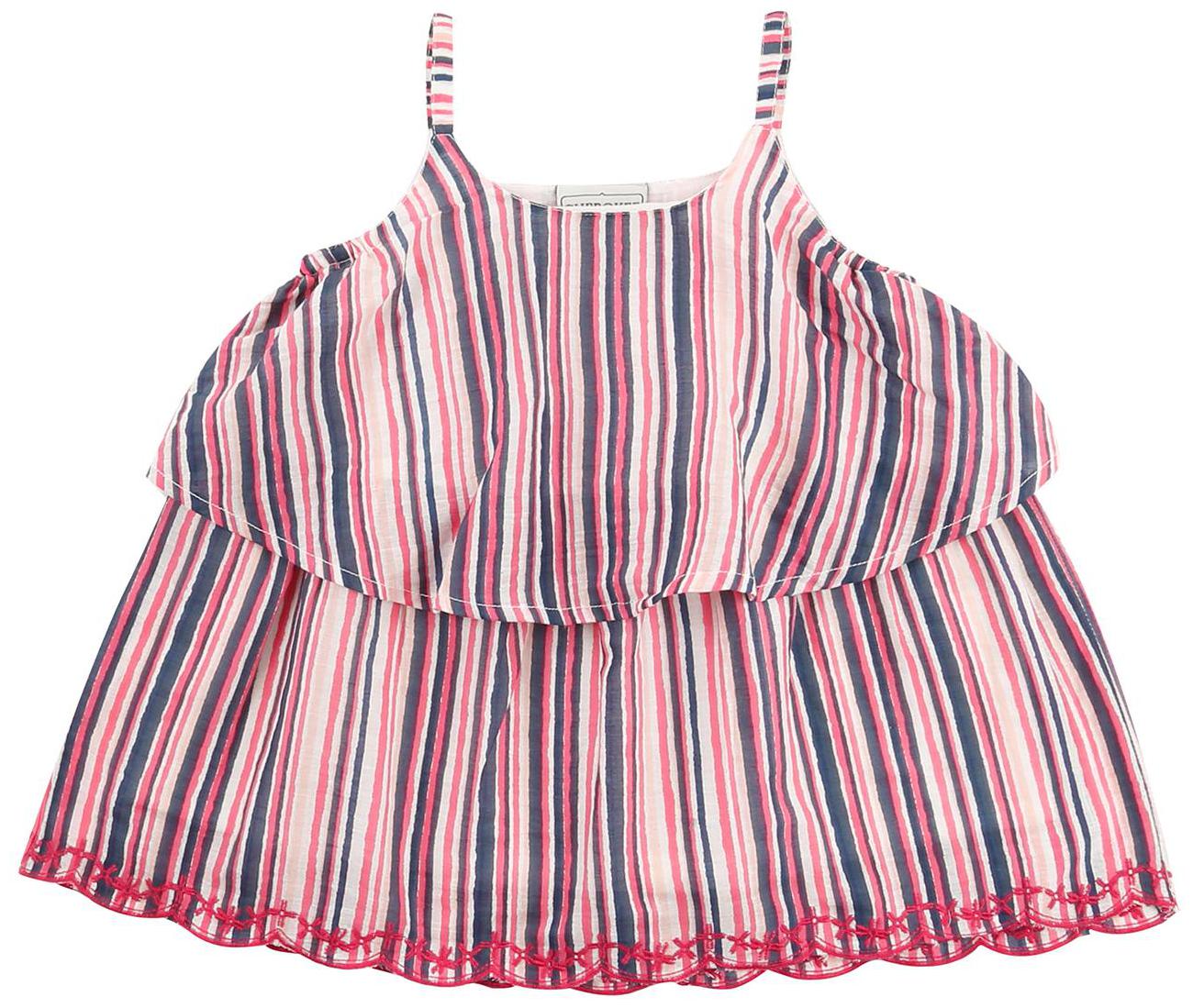 

CHEROKEE Girl Cotton Striped Top - Pink