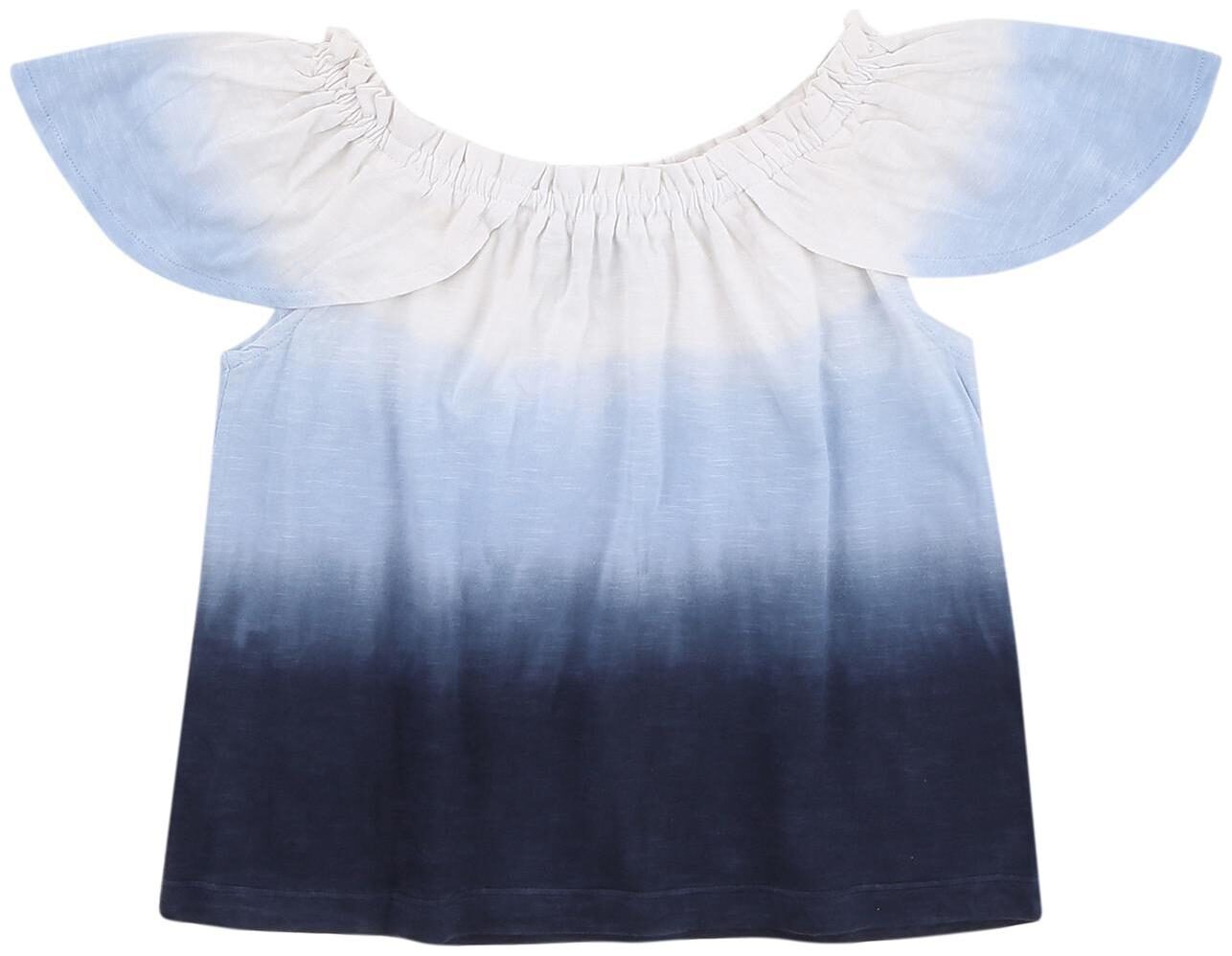 

CHEROKEE Girl Cotton Solid Top - Blue
