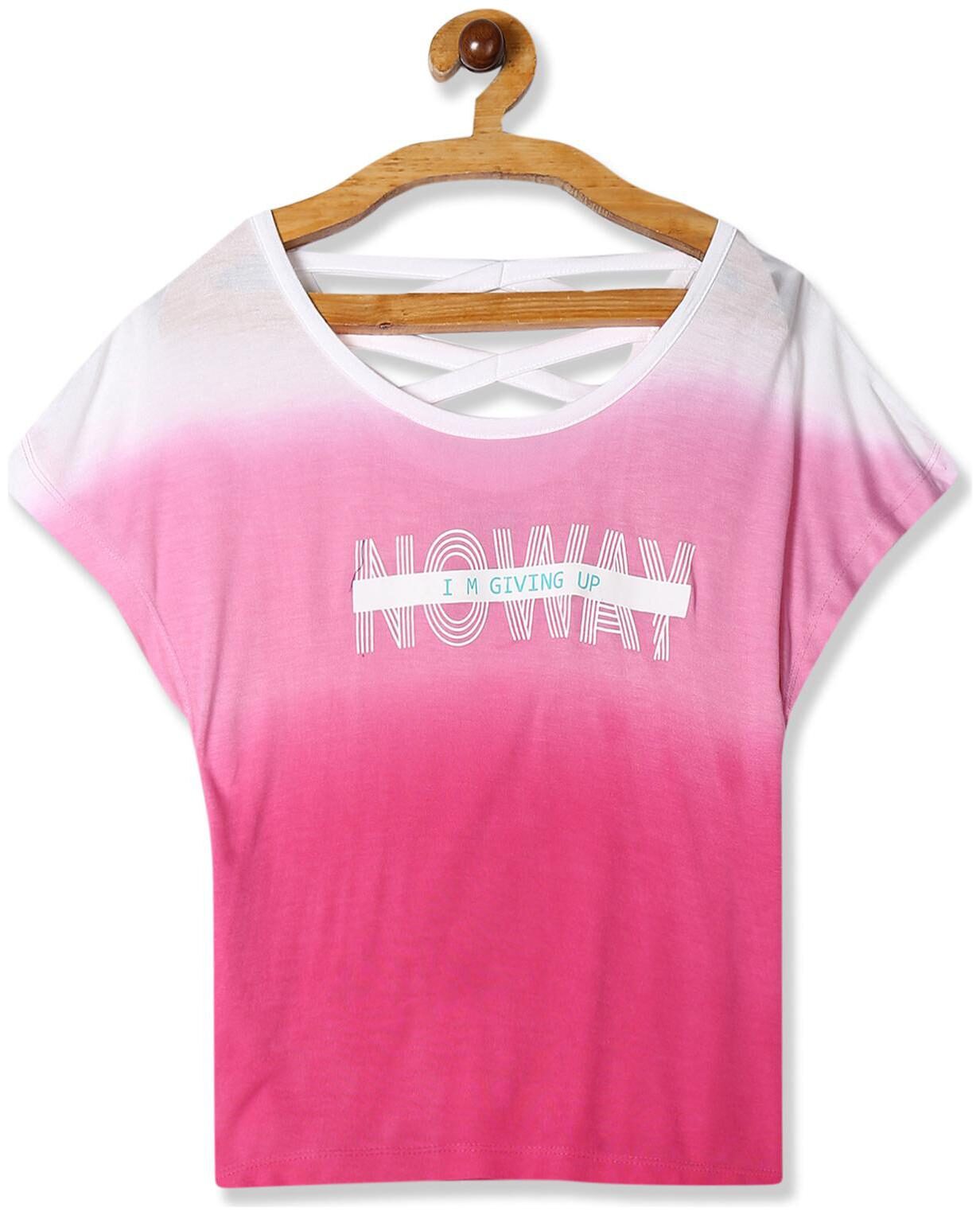 

CHEROKEE Girl Viscose Printed Top - Pink