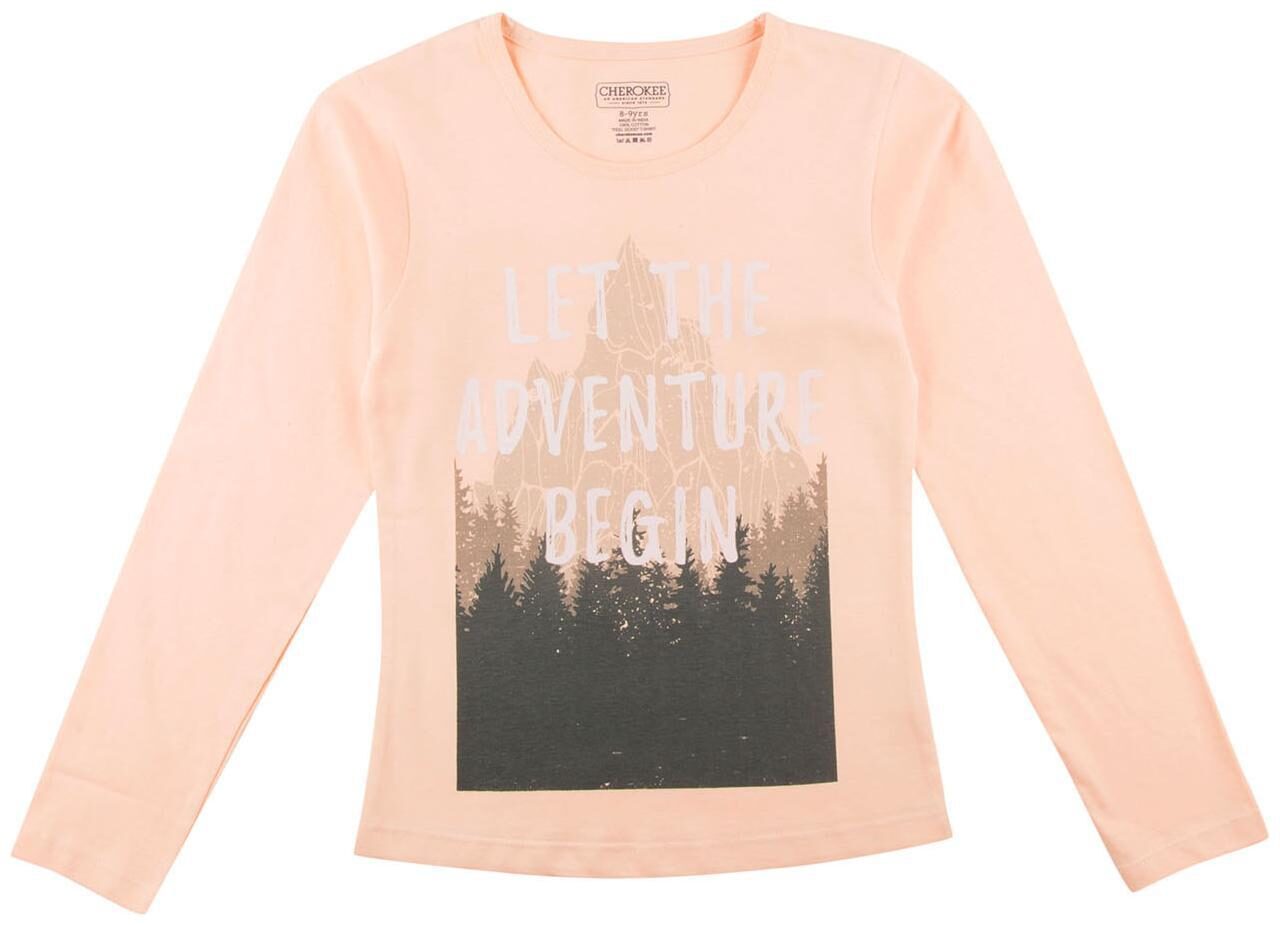 

CHEROKEE Girl Cotton Printed T shirt - Pink