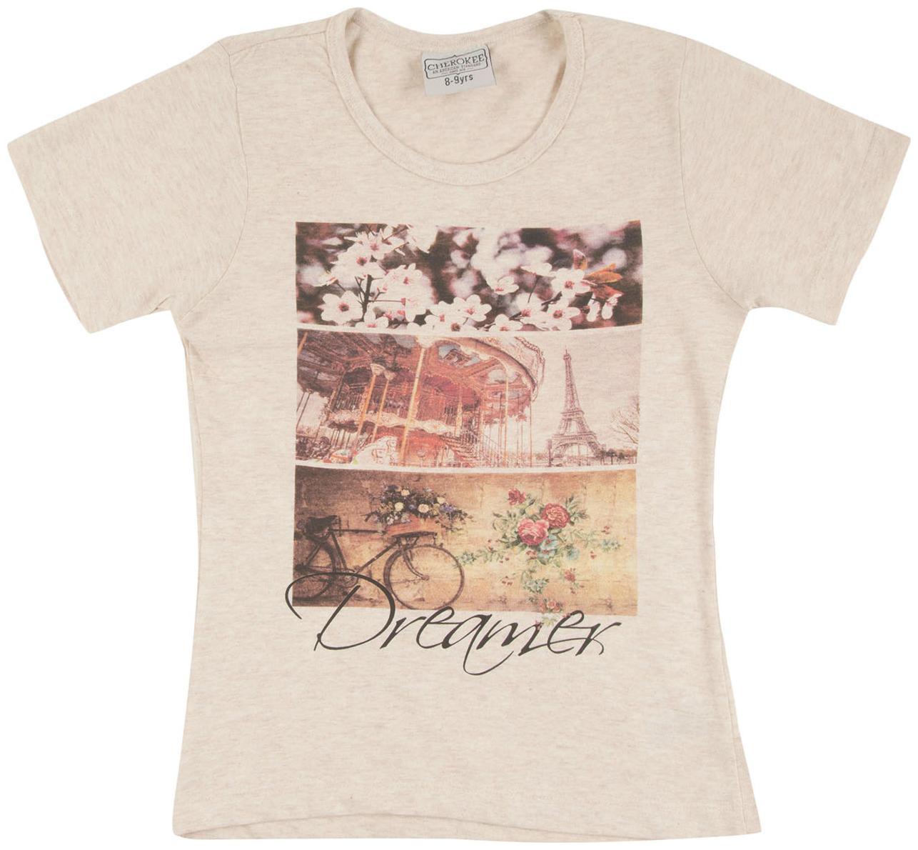 

CHEROKEE Girl Cotton Printed Shirt - Beige